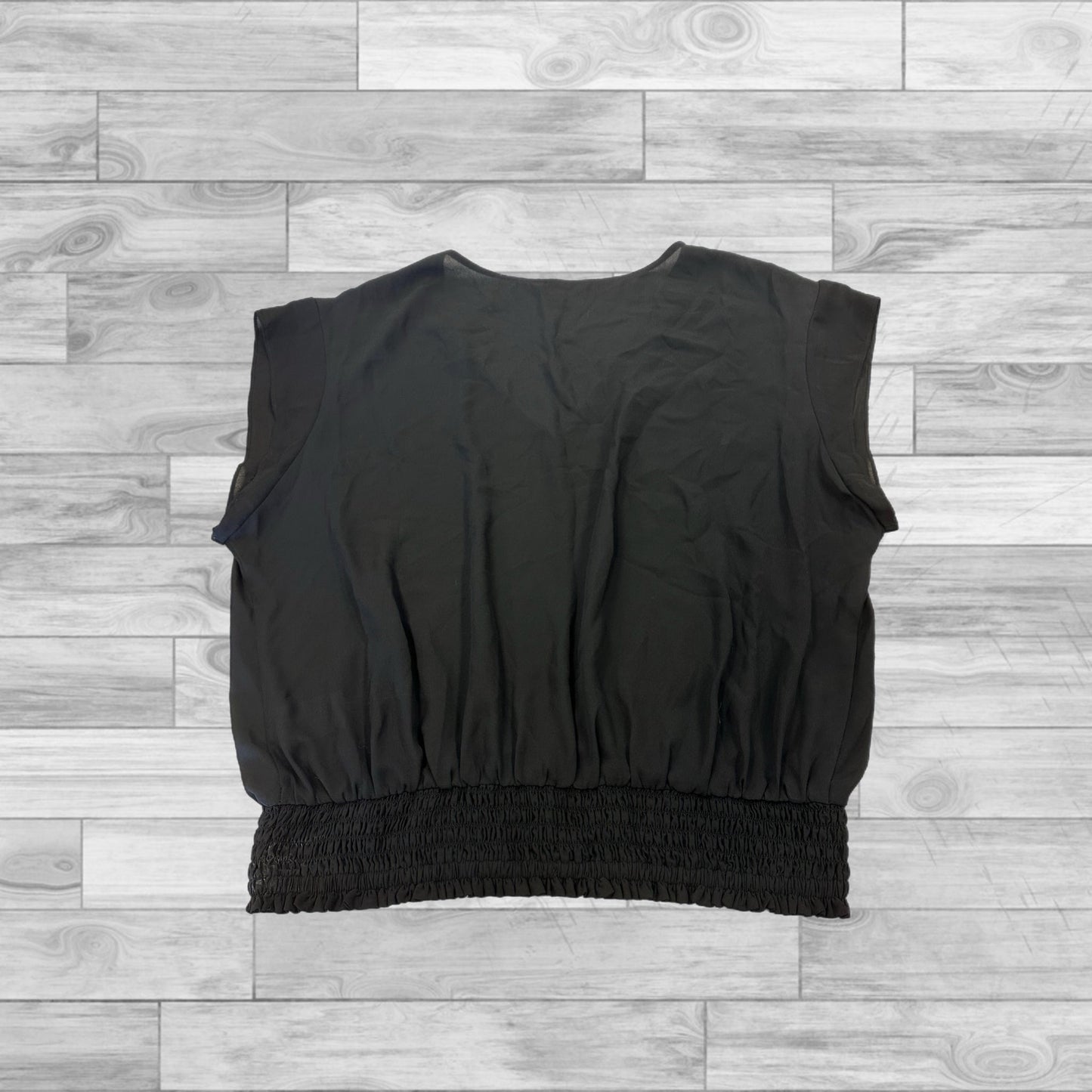 Top Short Sleeve By Express In Black, Size: Xl