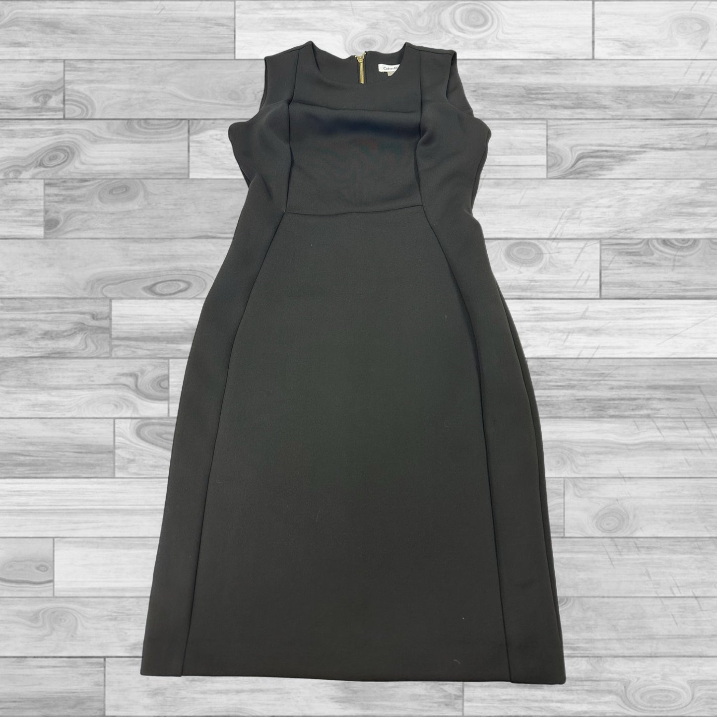 Dress Work By Calvin Klein In Black, Size: 6