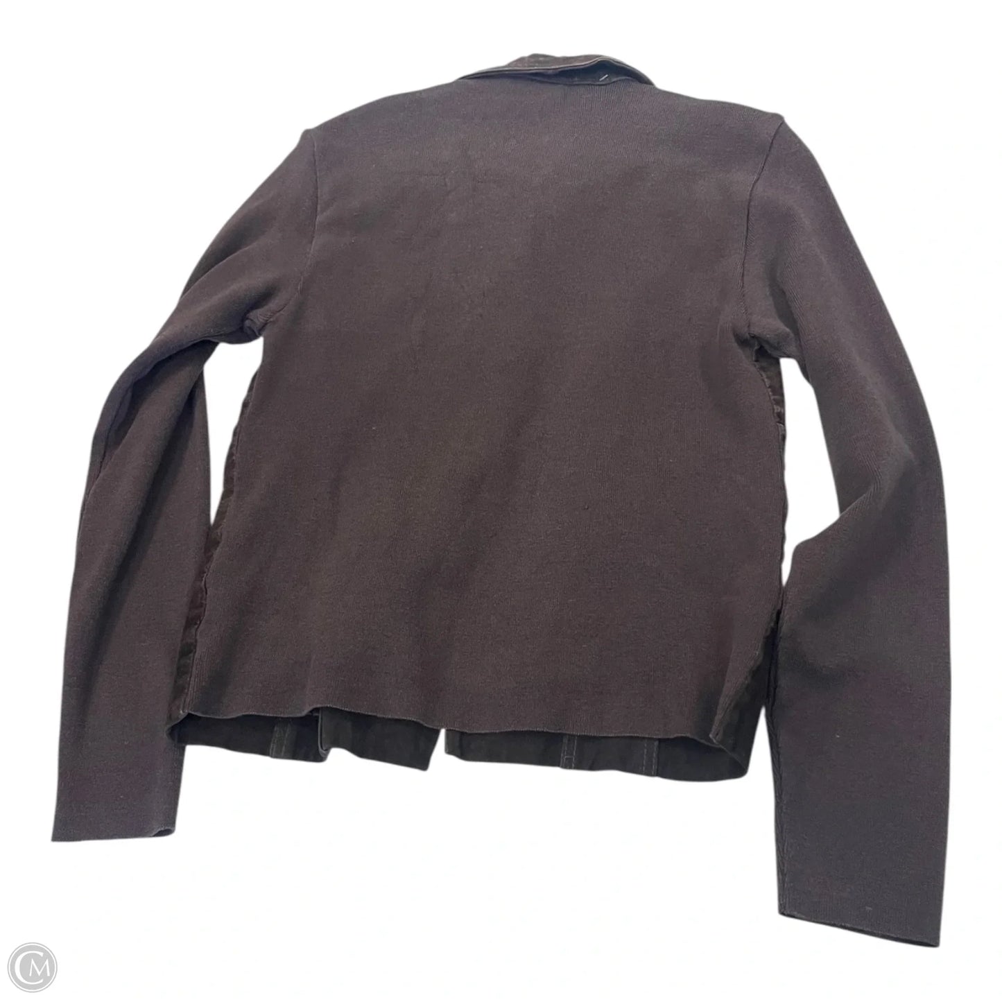 Jacket Leather By Nygard Peter In Brown, Size: S