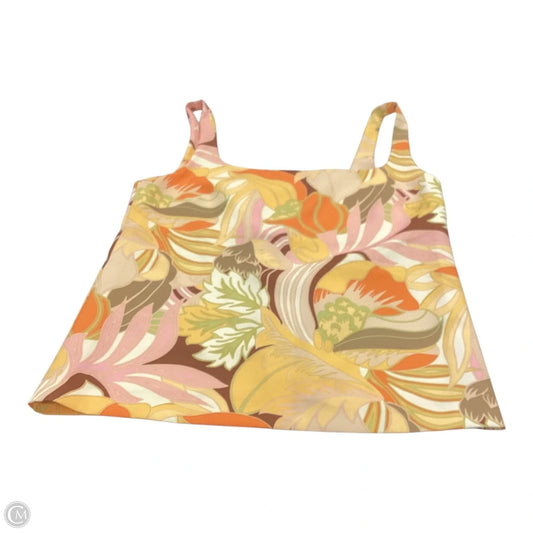 Top Sleeveless By Zara In Multi-colored, Size: S