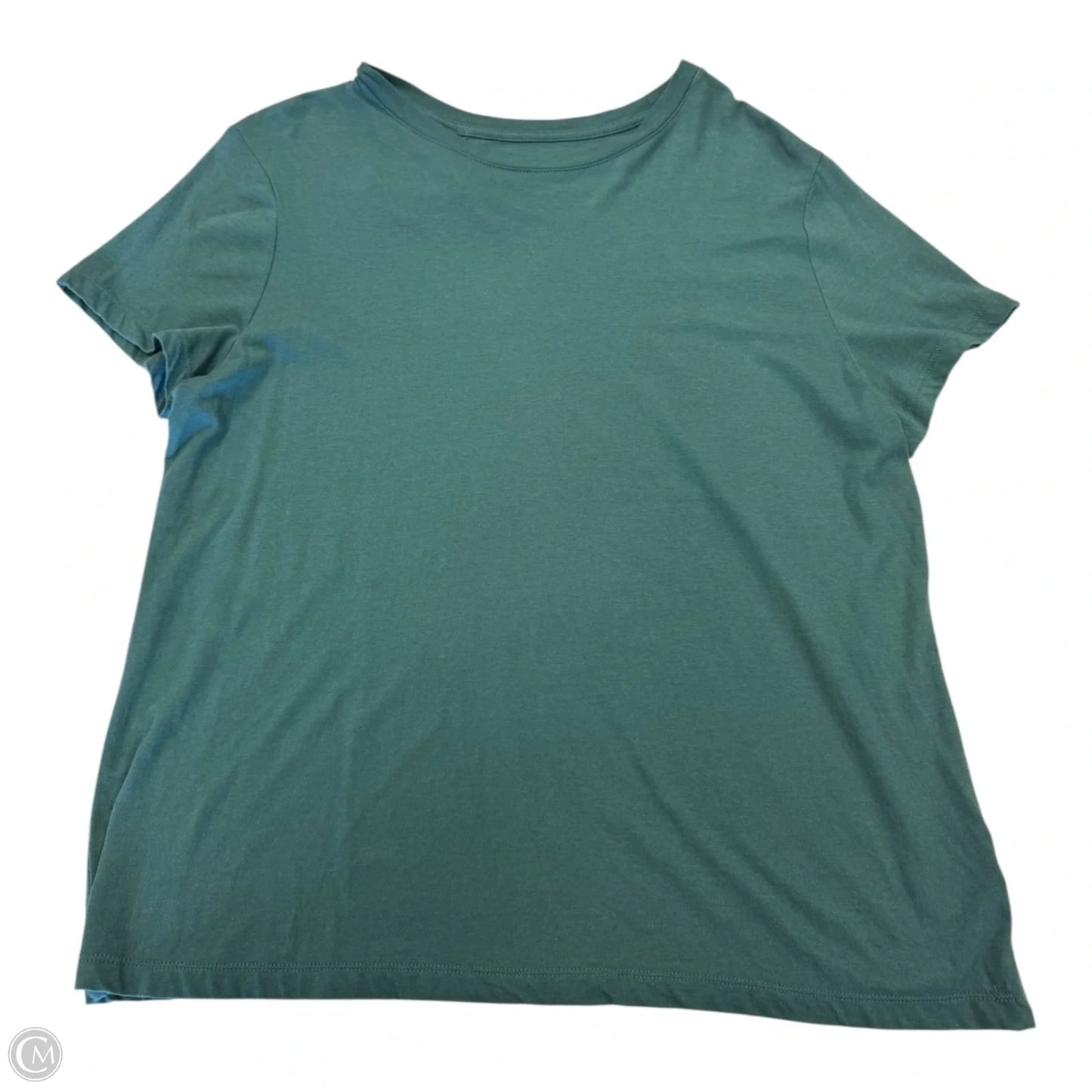 Top Short Sleeve Basic By A New Day In Green, Size: Xl
