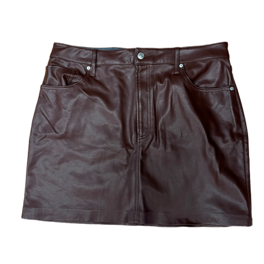 Skirt Mini & Short By Express In Brown, Size: 14