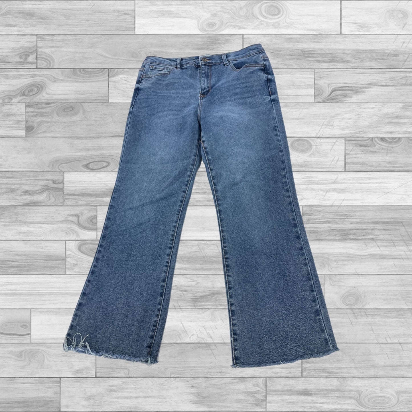 Jeans Straight By Kensie In Blue Denim, Size: 10