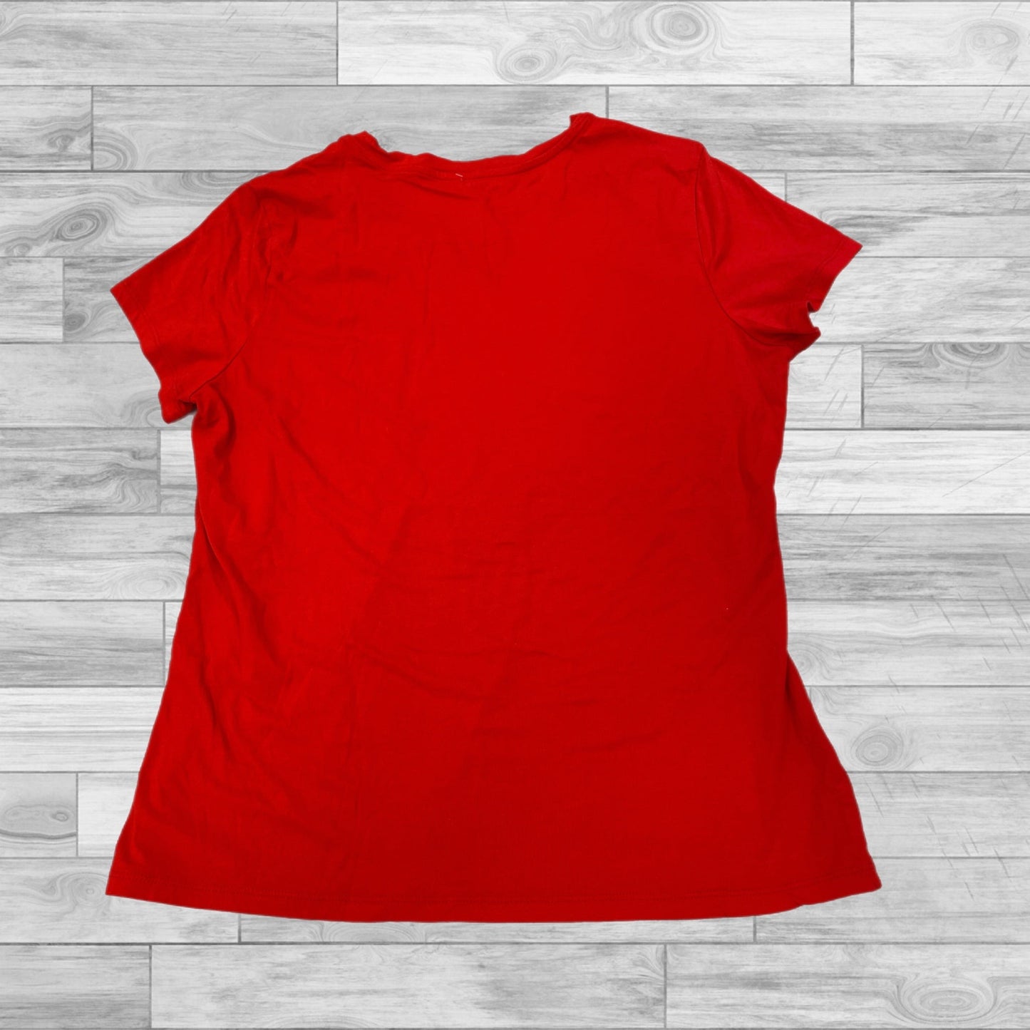 Top Short Sleeve Basic By Marc New York In Red, Size: L