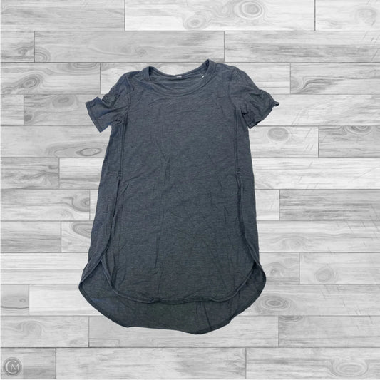 Top Short Sleeve Basic By Lululemon In Grey, Size: 2