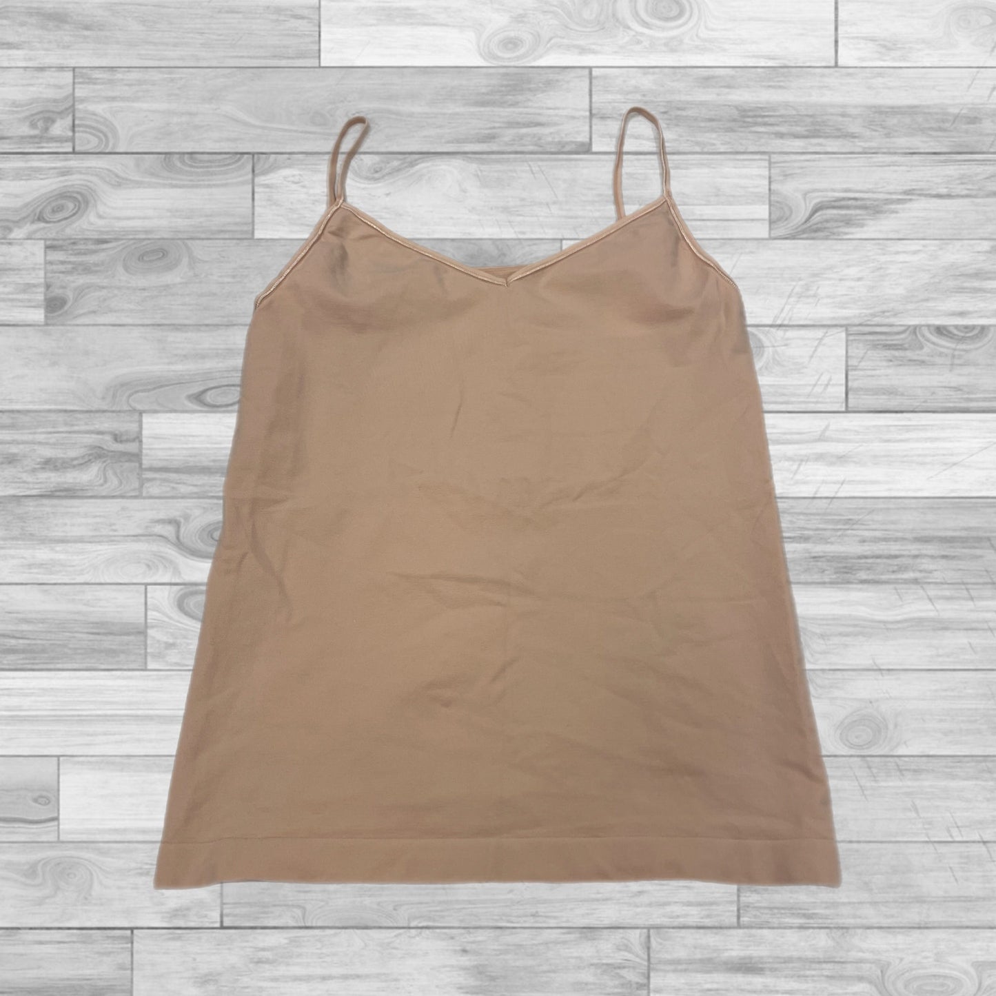 Top Cami By Clothes Mentor In Tan, Size: Xl