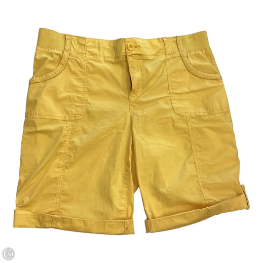 Shorts By Style And Company In Yellow, Size: 16