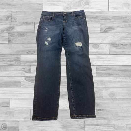 Jeans Skinny By Torrid In Blue Denim, Size: 18