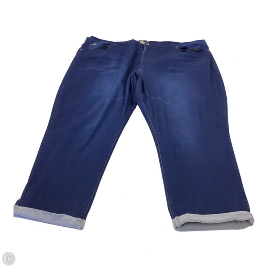 Jeans Skinny By Diane Gilman In Blue Denim, Size: 24