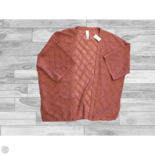 Kimono By Clothes Mentor In Coral, Size: S