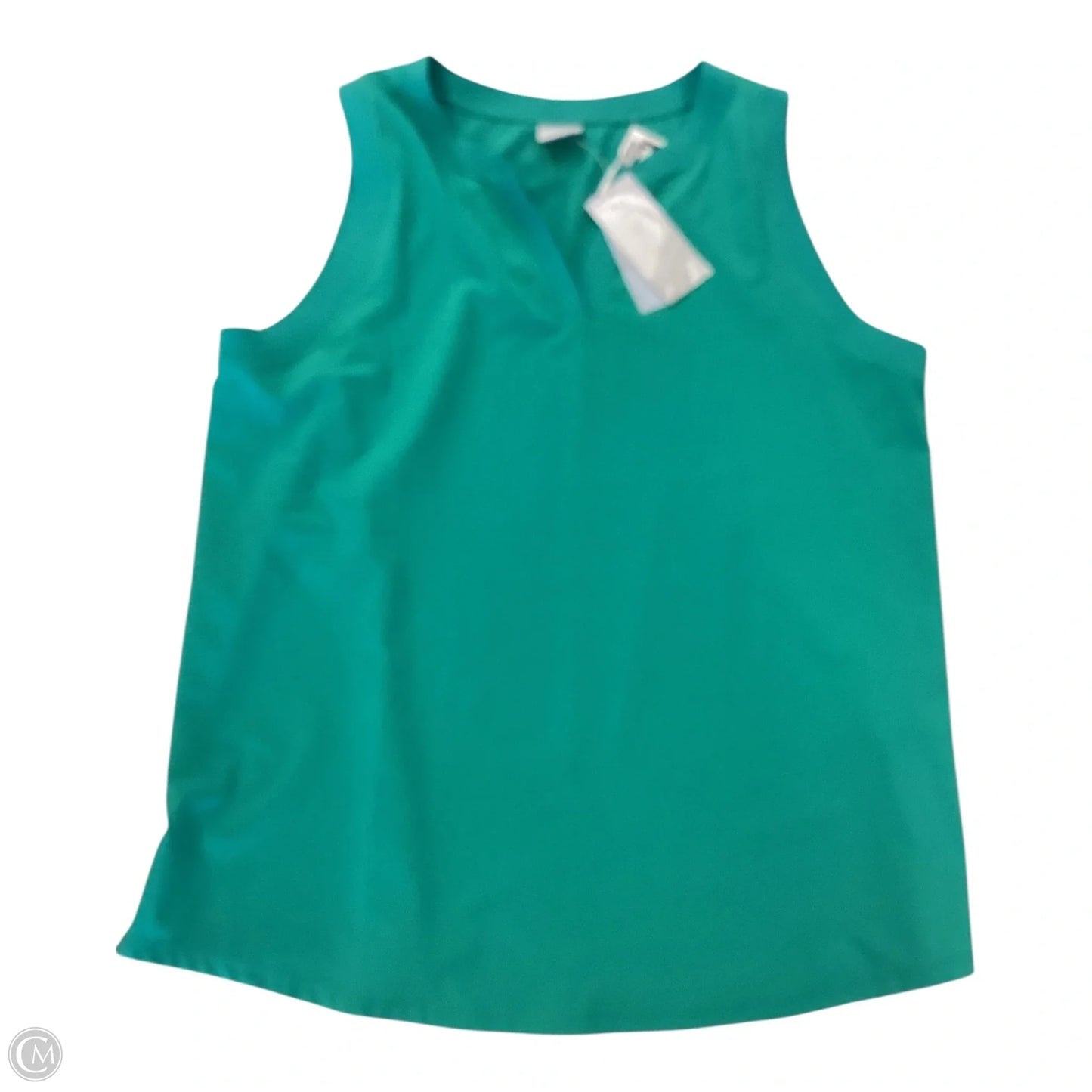 Top Sleeveless By Chicos In Green, Size: 2 (L)