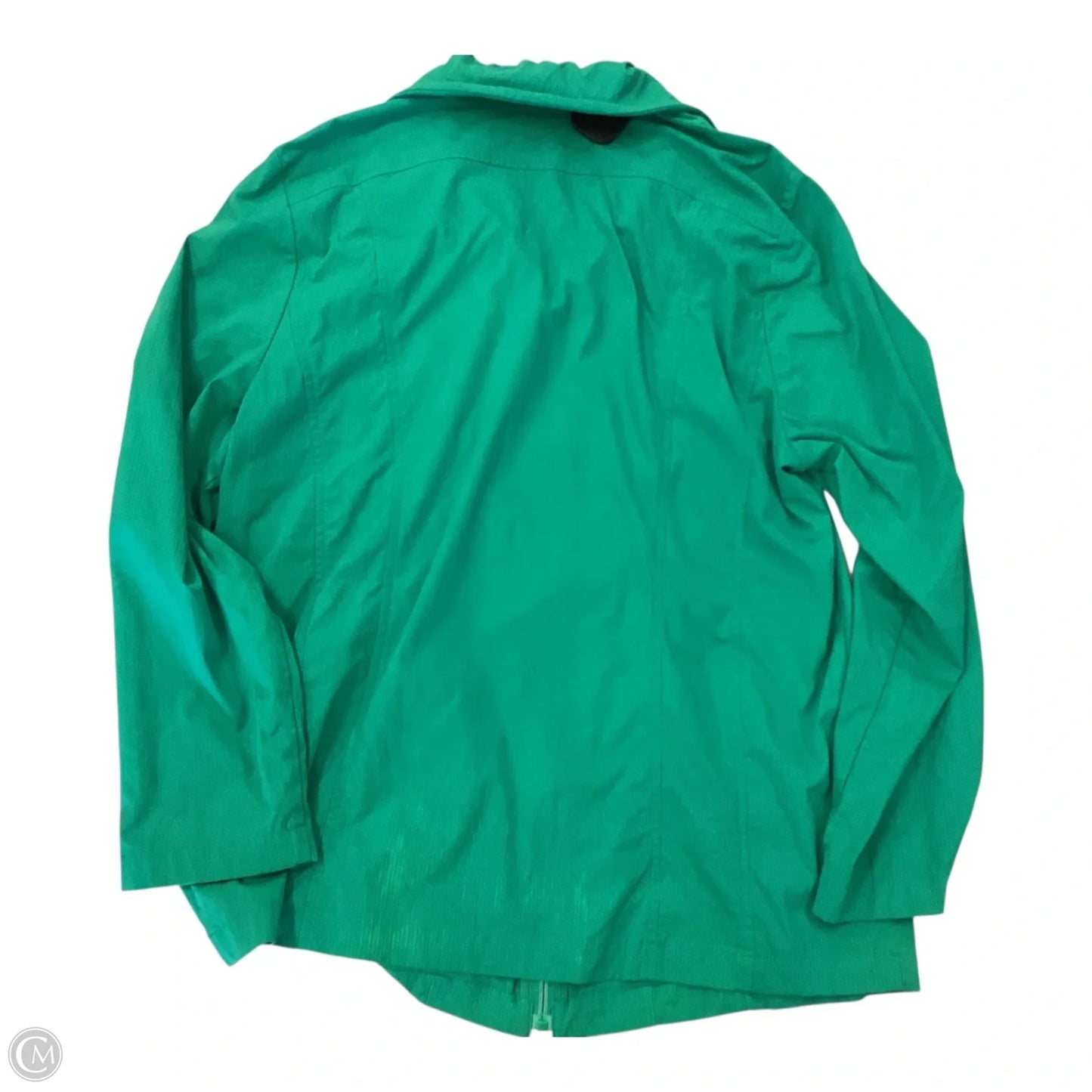 Jacket Other By Chicos In Green, Size: 2(L))