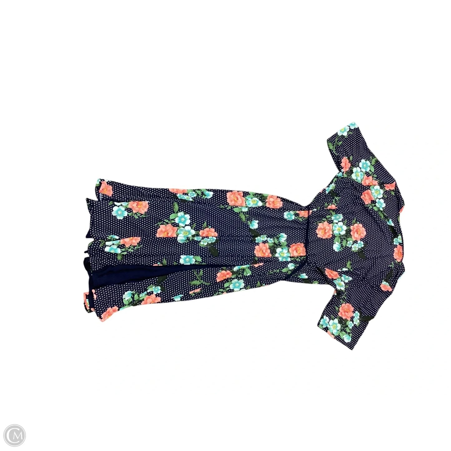 Dress Casual Midi By Nina Leonard In Polkadot Pattern, Size: 3x