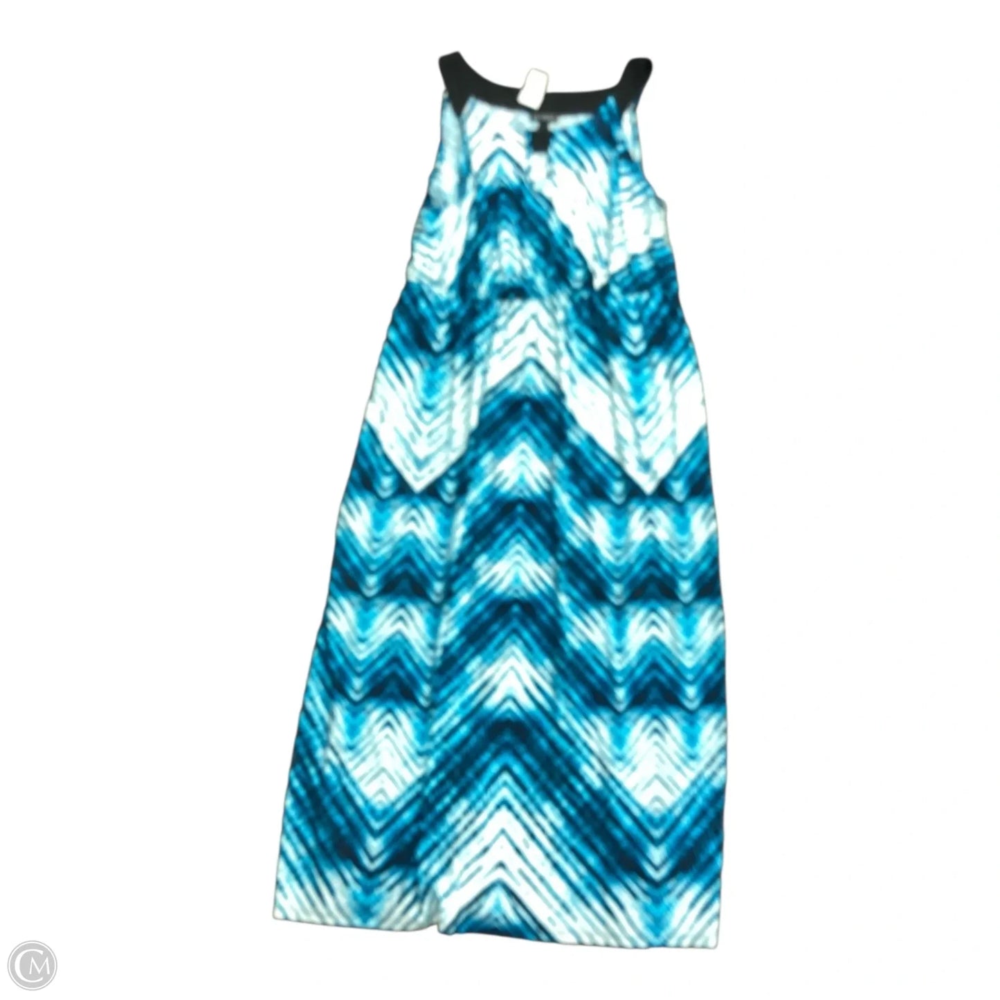 Dress Casual Maxi By In Studio In Black & Blue, Size: 3x