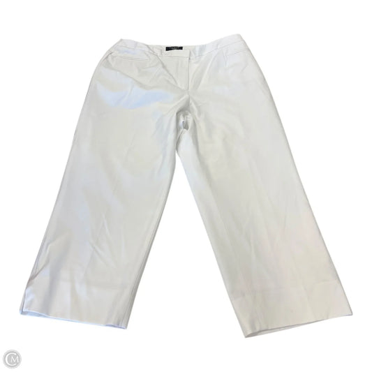 Pants Dress By Talbots In White, Size: 18