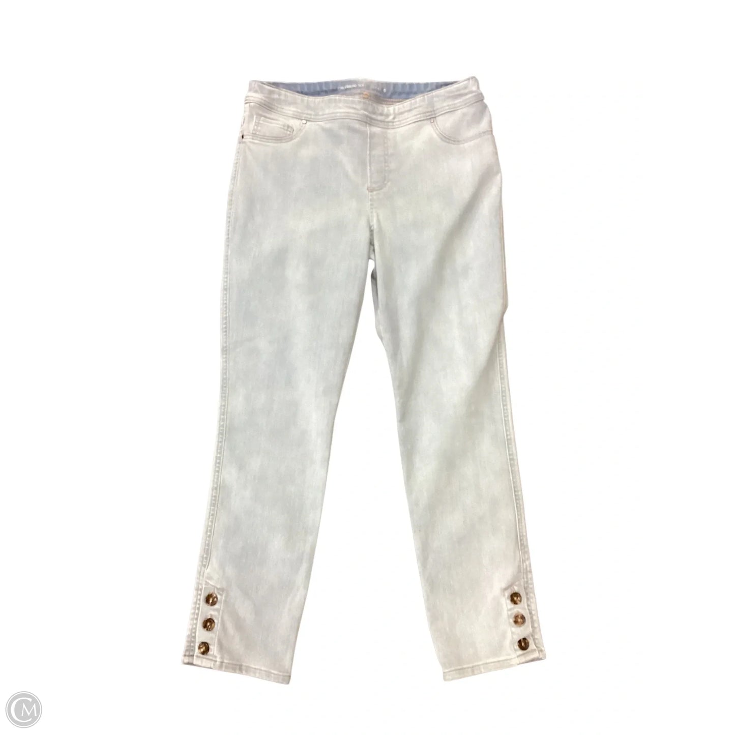 Jeans Skinny By Chicos In Blue Denim, Size: 4