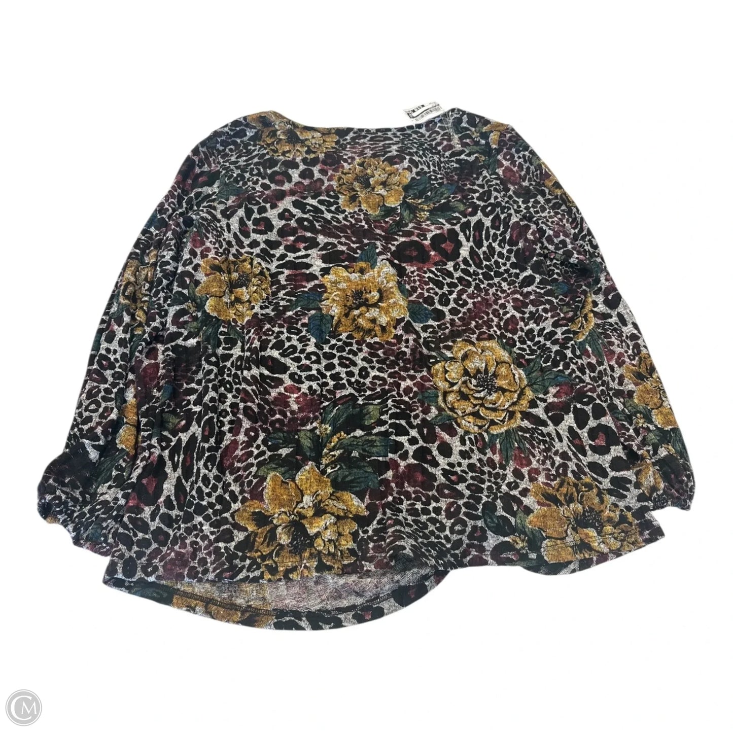 Top Long Sleeve By In Studio In Multi-colored, Size: 2x