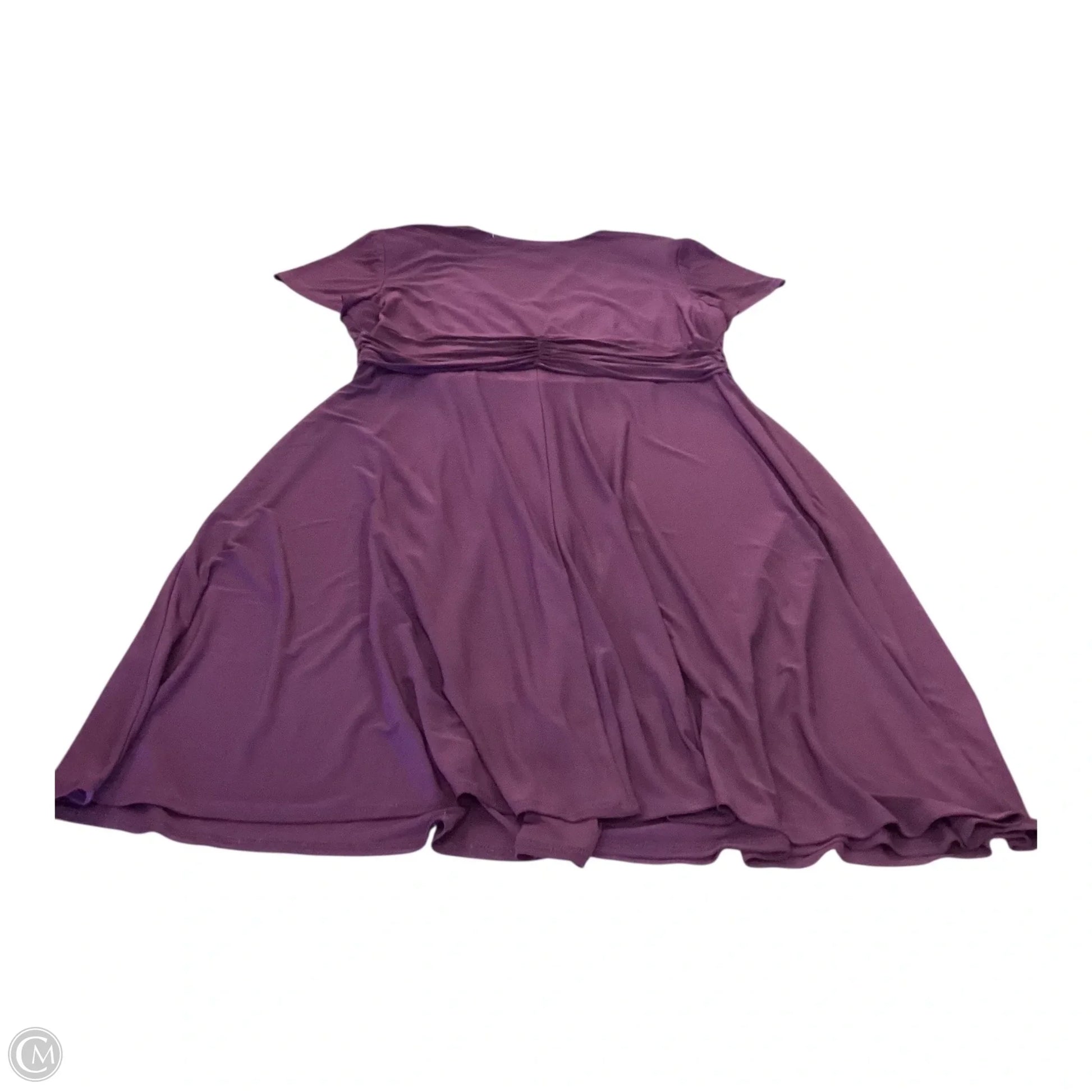 Dress Casual Midi by Clothes Mentor in Purple, Size: 18 Dress Casual Midi by Clothes Mentor in Purple, Size: 18