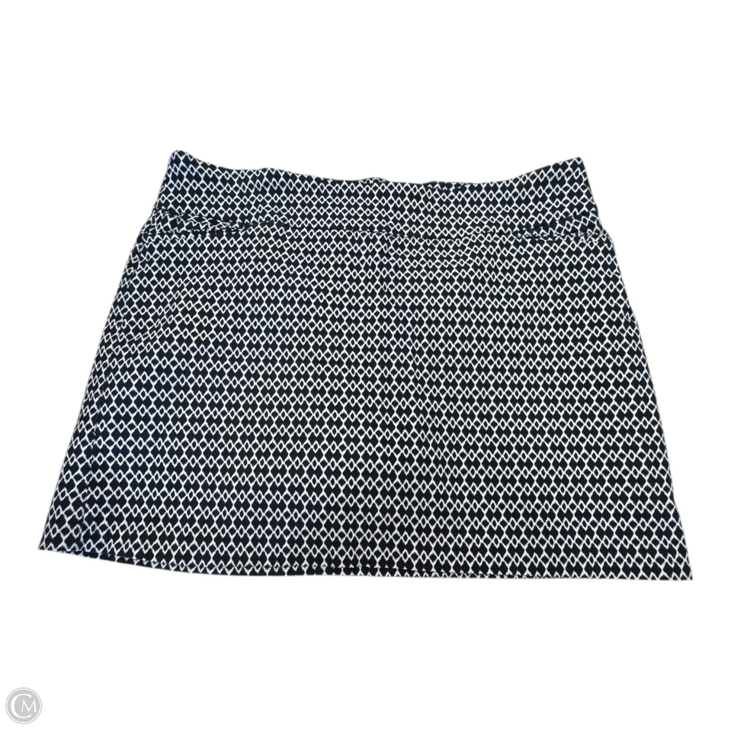 Skort By Attyre In Blue & White, Size: 20