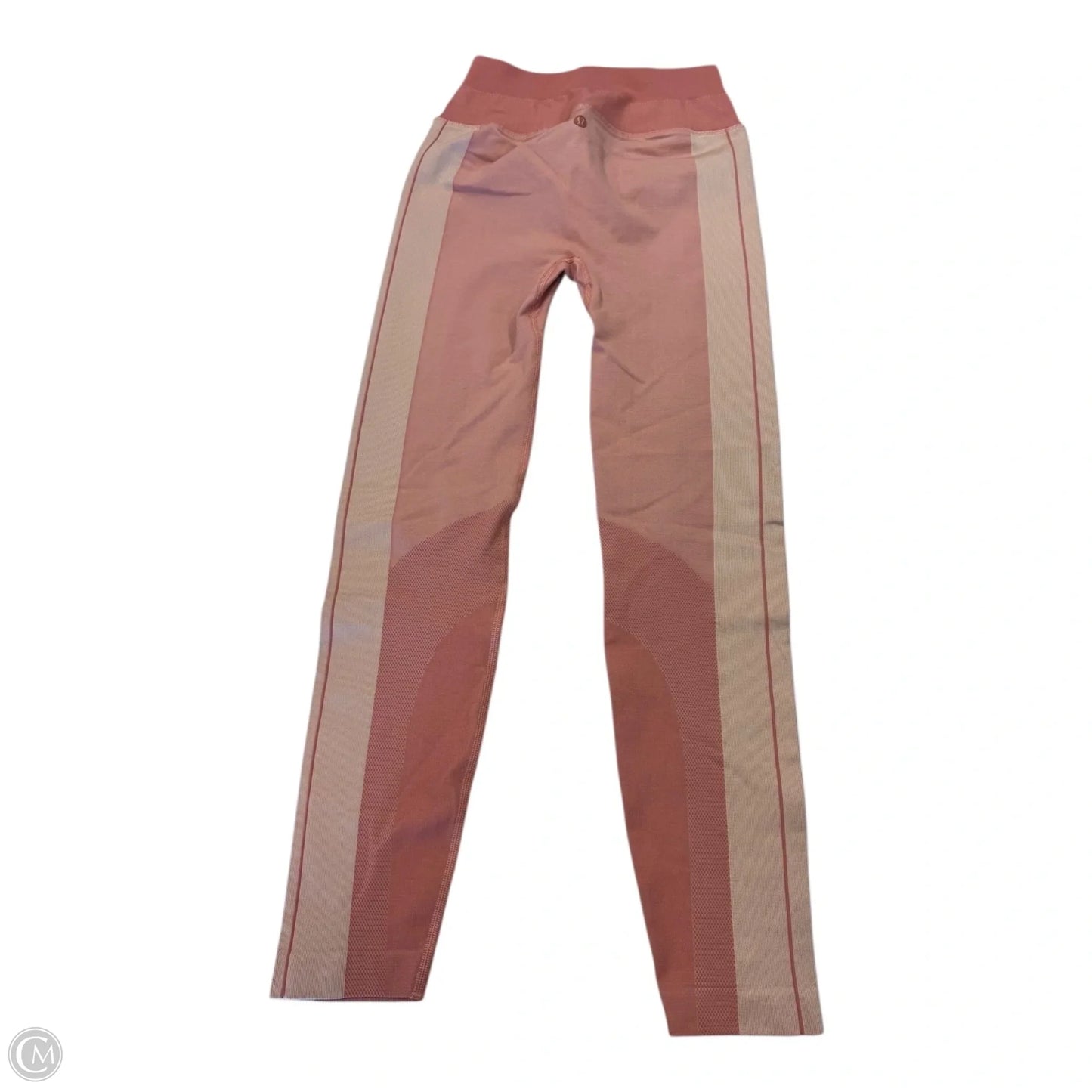 Athletic Leggings By Lululemon In Coral, Size: 2