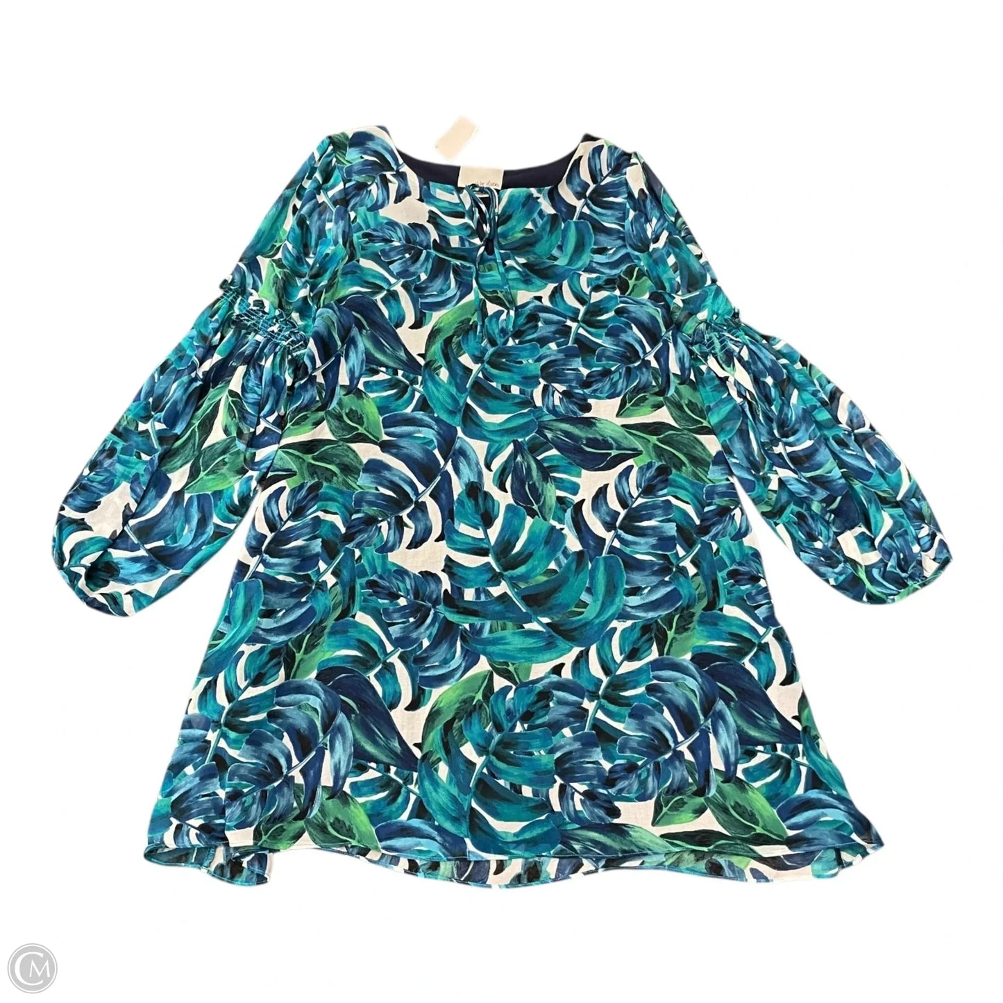 Dress Casual Short By Cmc In Blue & Green, Size: S