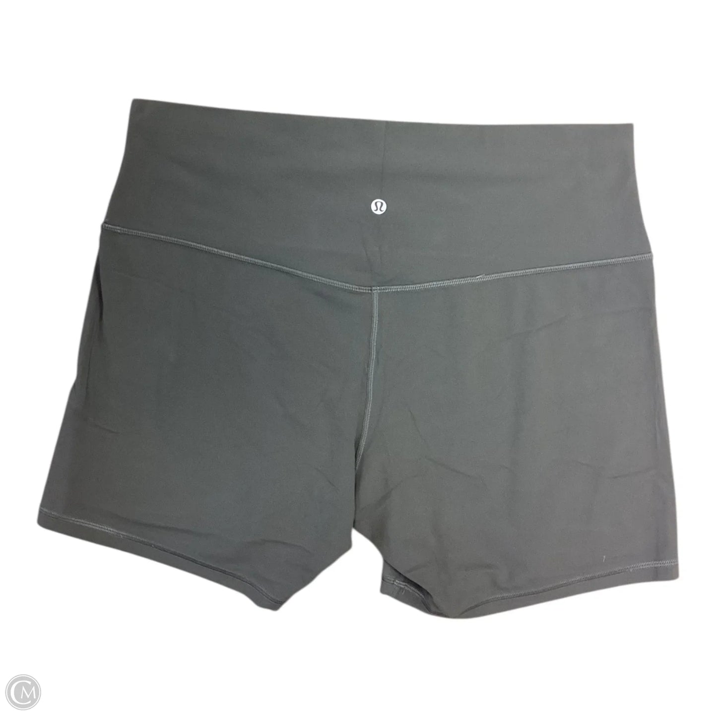 Athletic Shorts By Lululemon In Green, Size: 16
