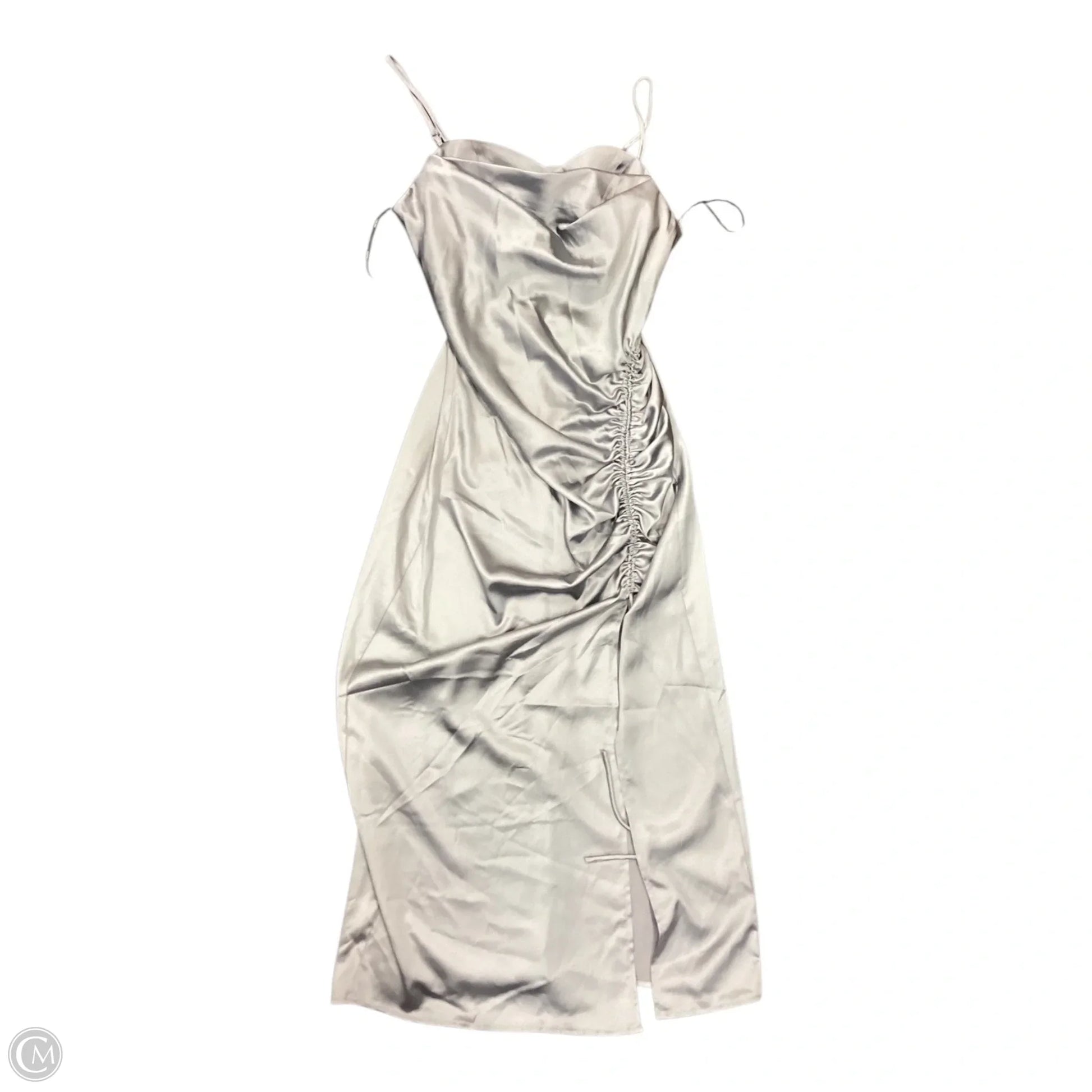 Dress Casual Maxi By Forever 21 In Grey, Size: Xl Dress Casual Maxi By Forever 21 In Grey, Size: Xl