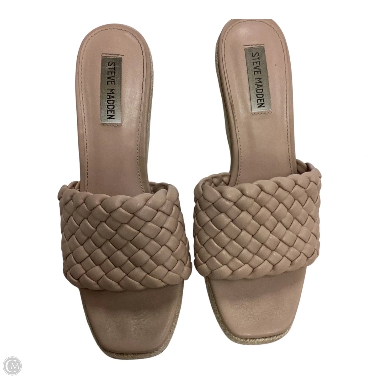 Shoes Heels Wedge By Steve Madden In Tan, Size: 10