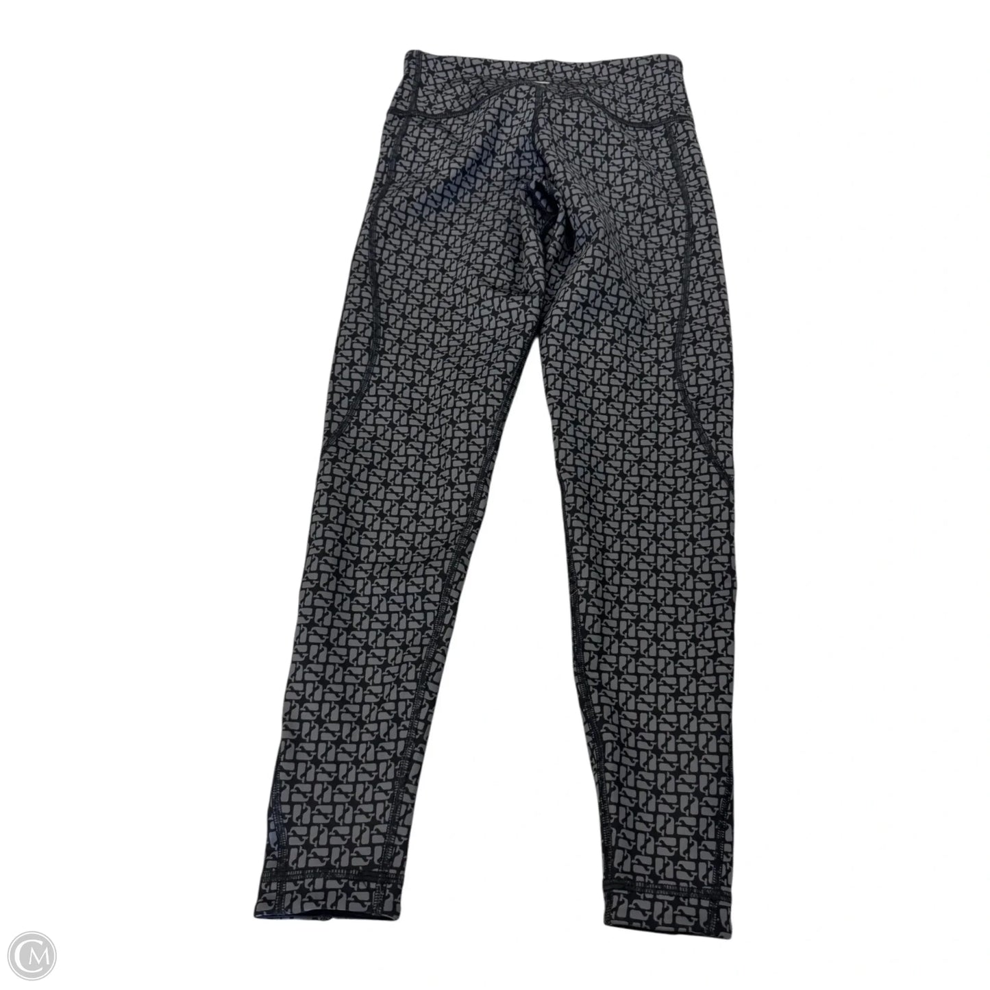 Athletic Leggings By Vineyard Vines In Black & Grey, Size: Xs