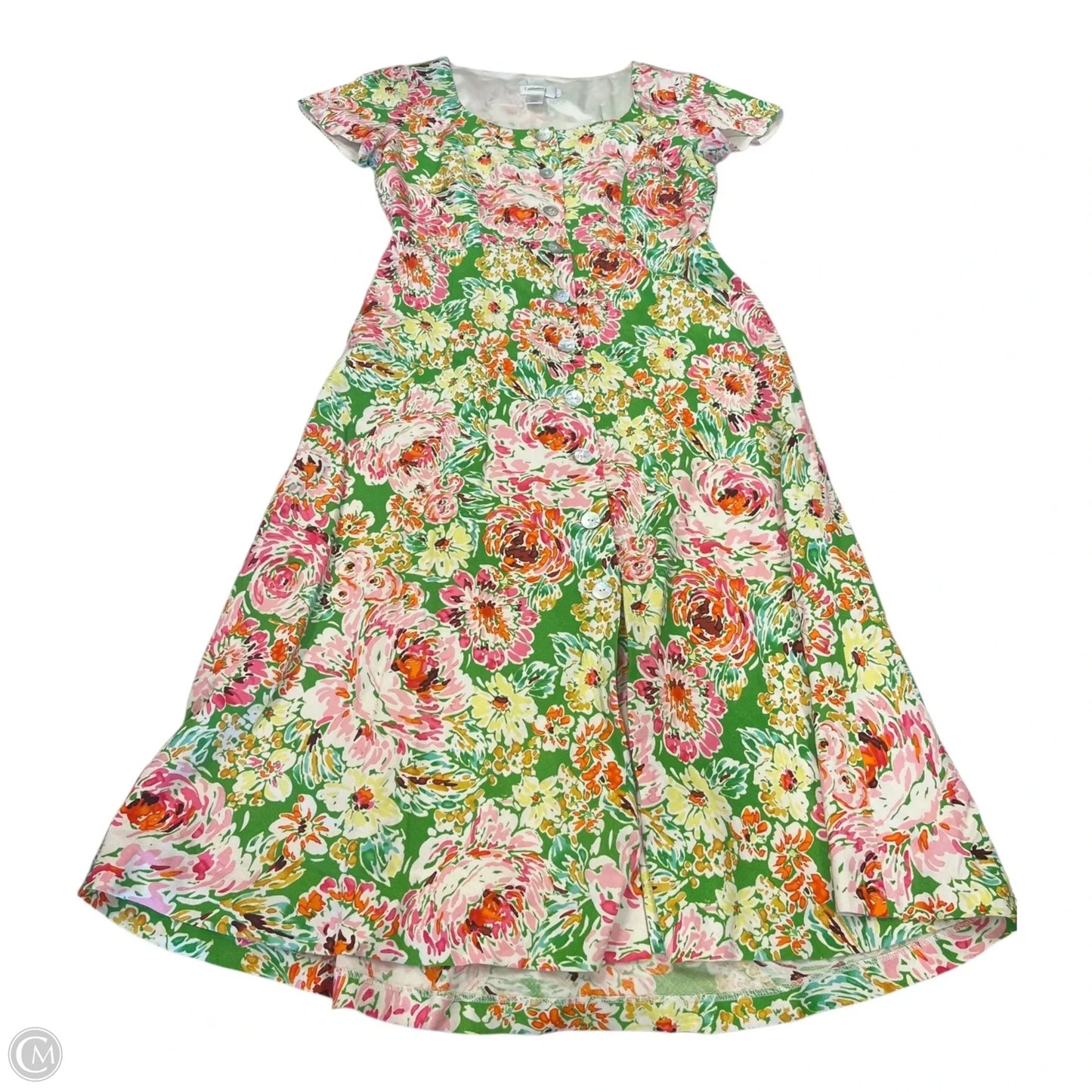 Dress Casual Maxi By Coldwater Creek In Floral Print, Size: 8p