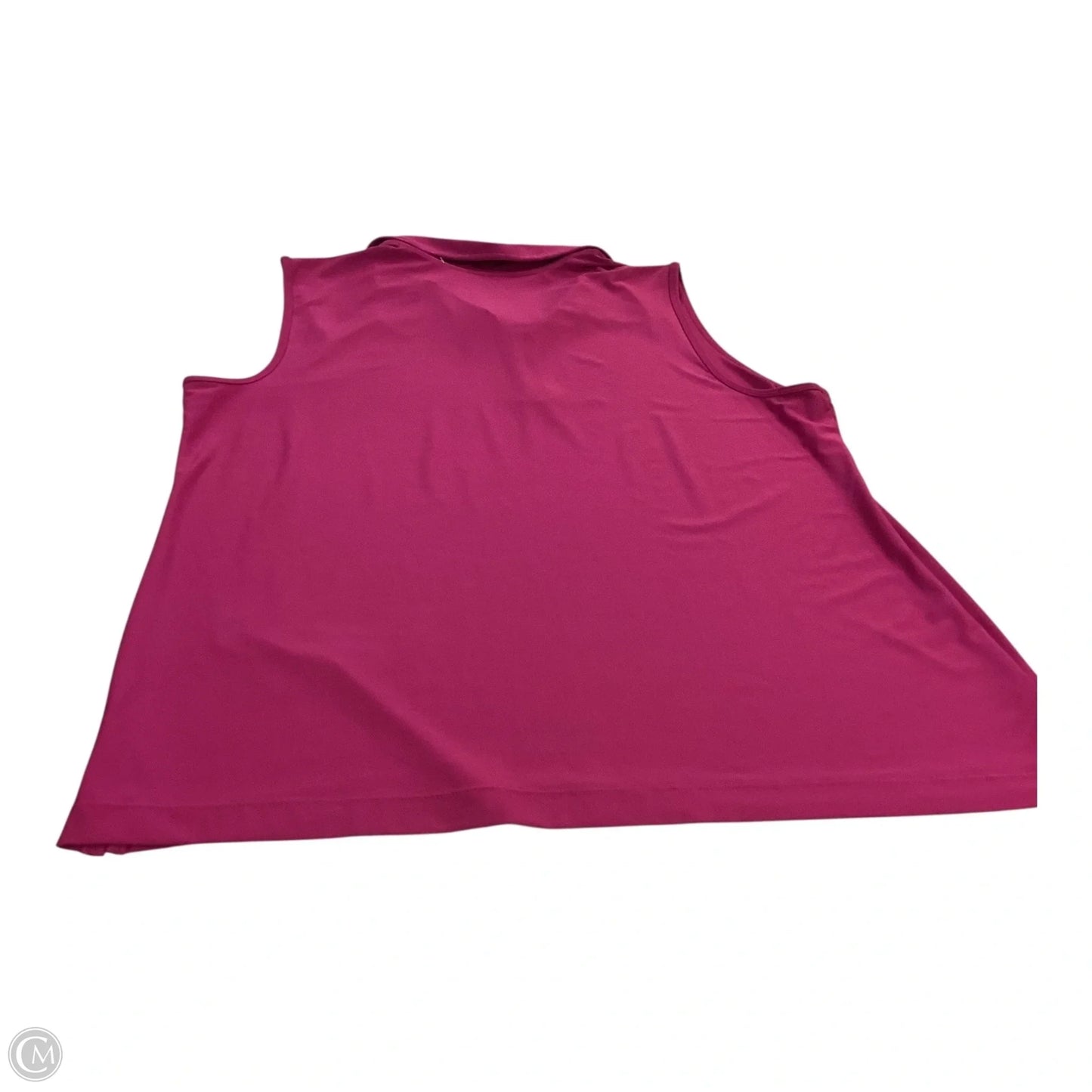 Top Sleeveless By Croft And Barrow In Purple, Size: Xl