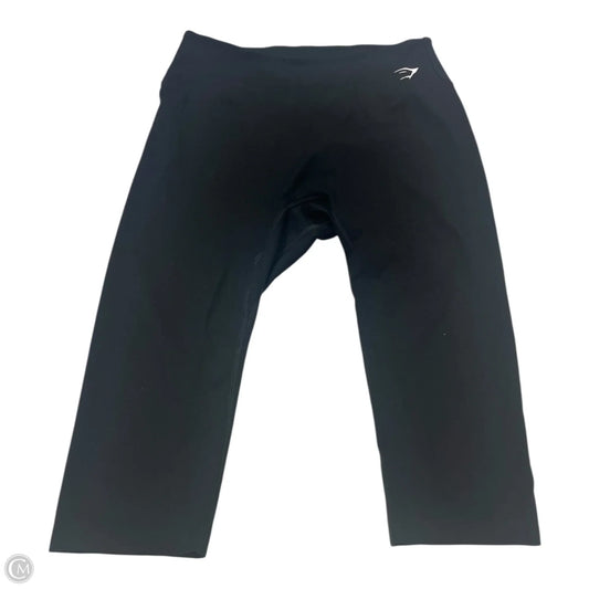 Athletic Capris By Gym Shark In Black, Size: Xl