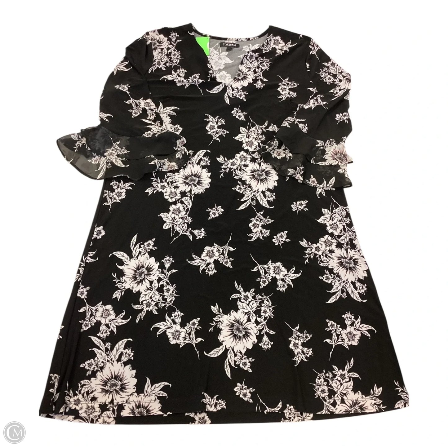 Dress Casual Short By Roz And Ali In Black, Size: Xl