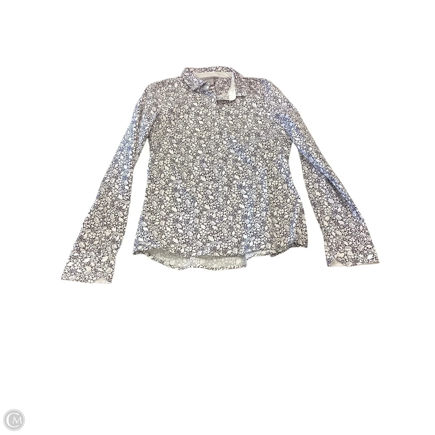 Top Long Sleeve By H&m In Black & White, Size: 4