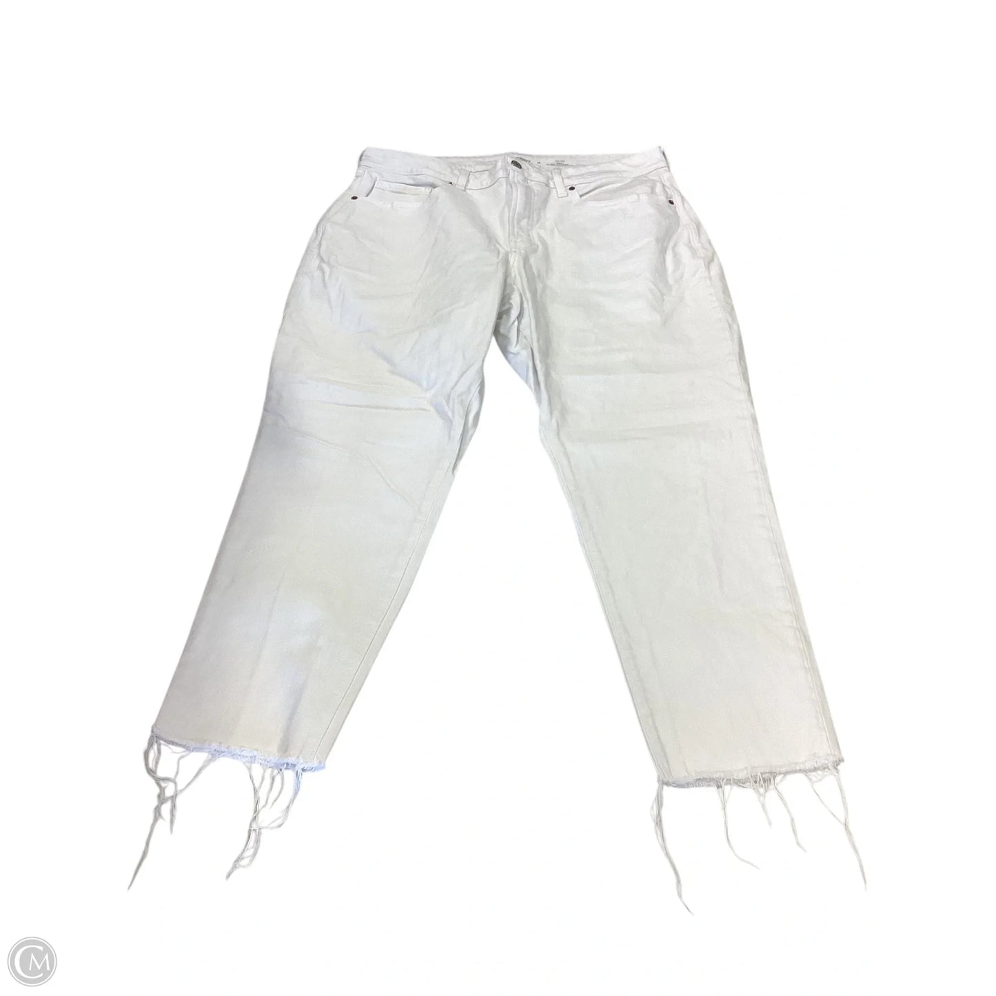 Jeans Straight By Old Navy In White, Size: 16