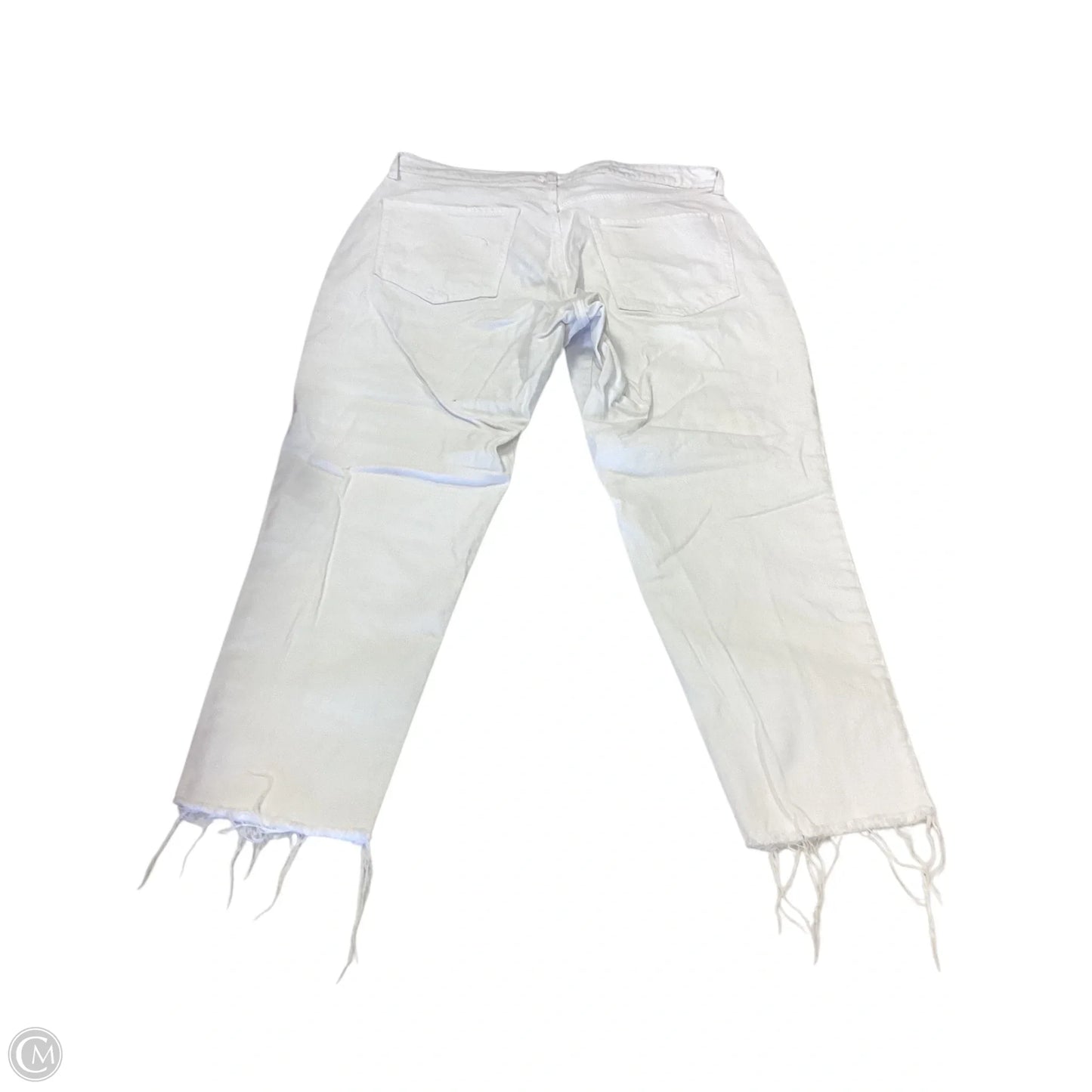 Jeans Straight By Old Navy In White, Size: 16