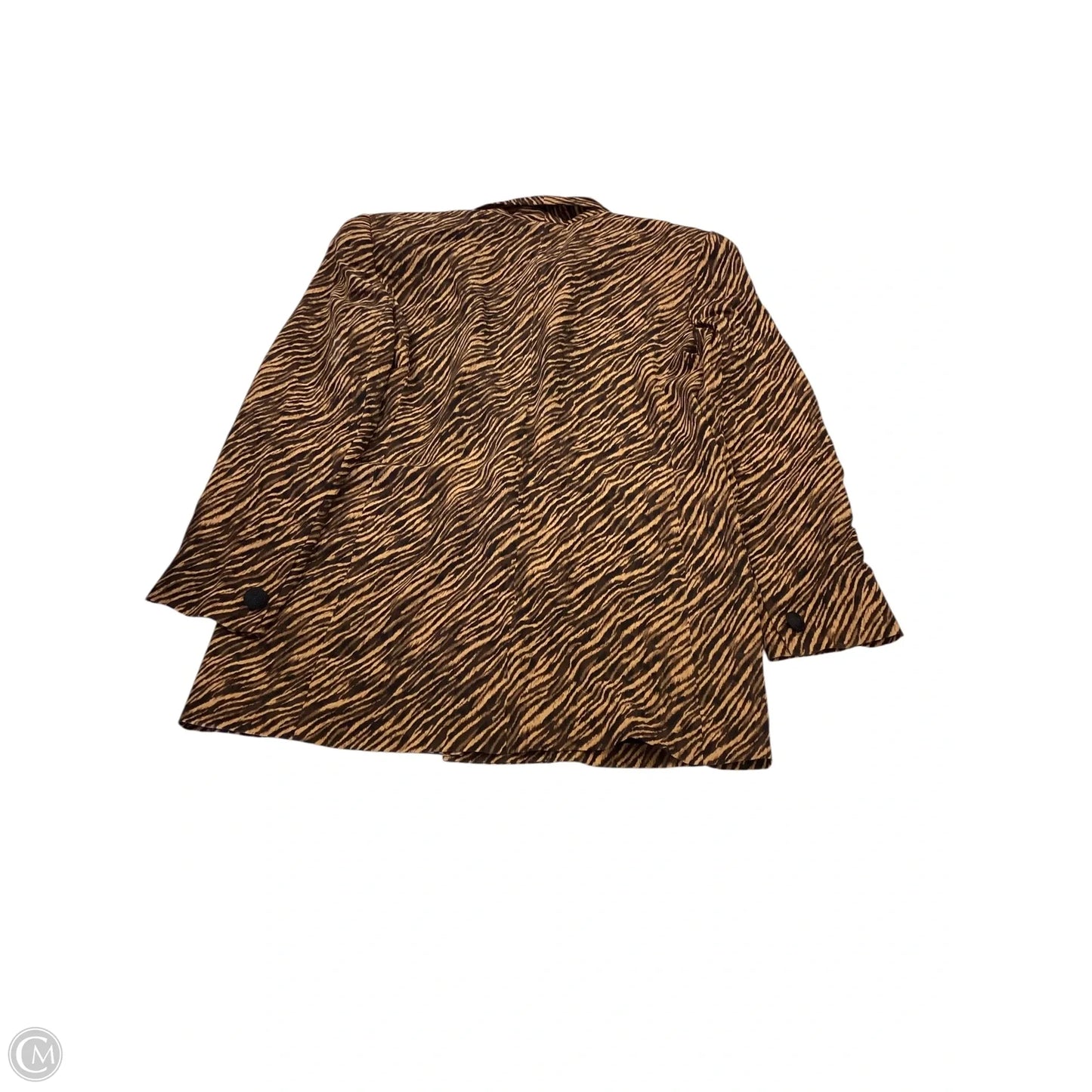 Blazer By Dana Buchman In Animal Print, Size: 8