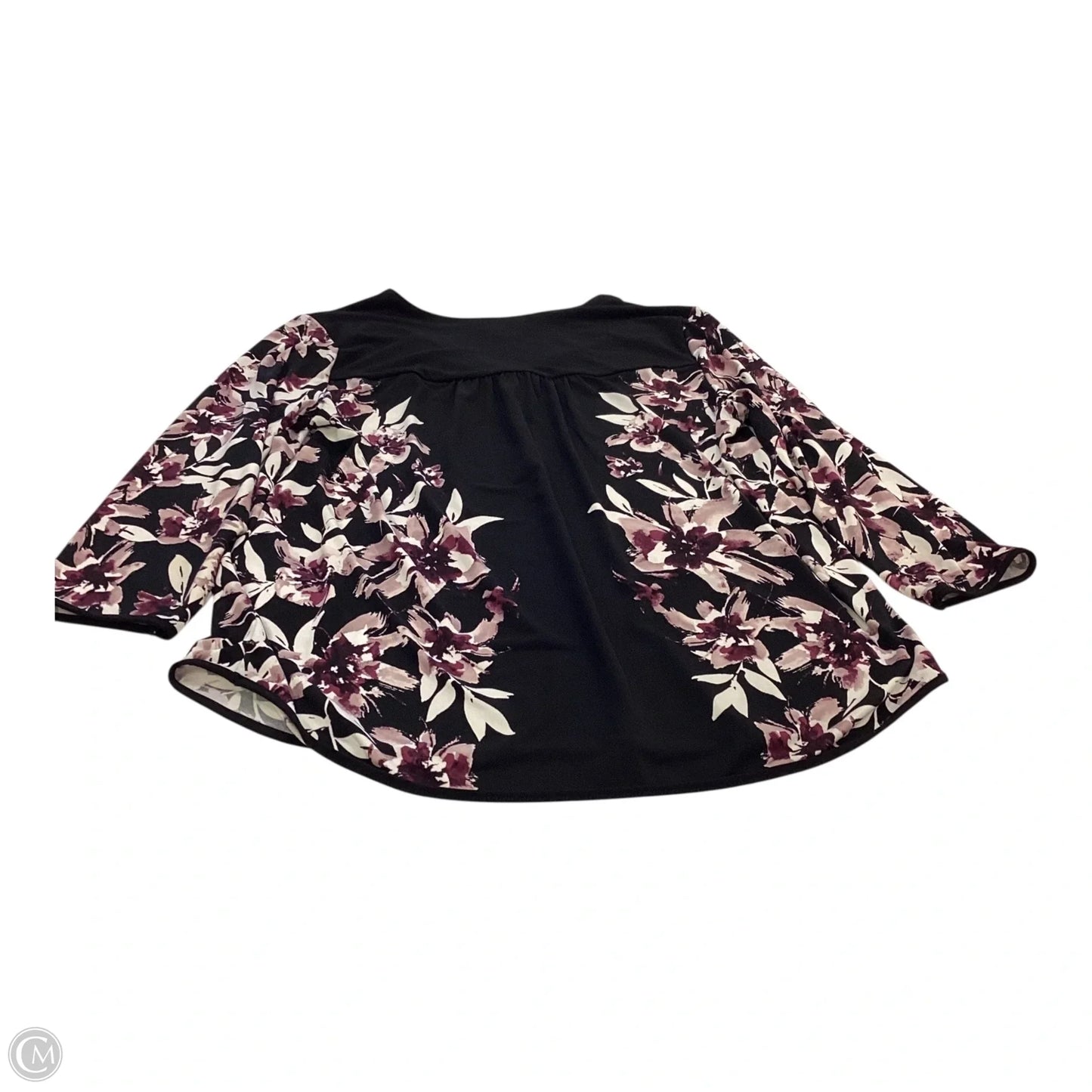 Top 3/4 Sleeve By Alfani In Multi-colored, Size: Mp