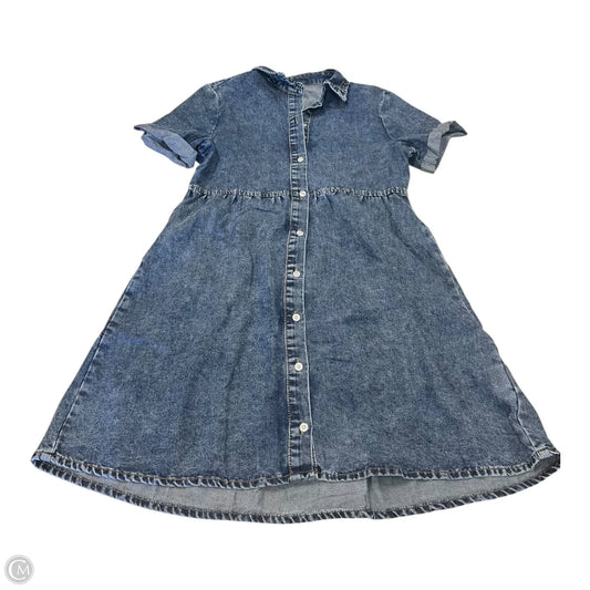 Dress Casual Short By Clothes Mentor In Blue Denim, Size: Xs