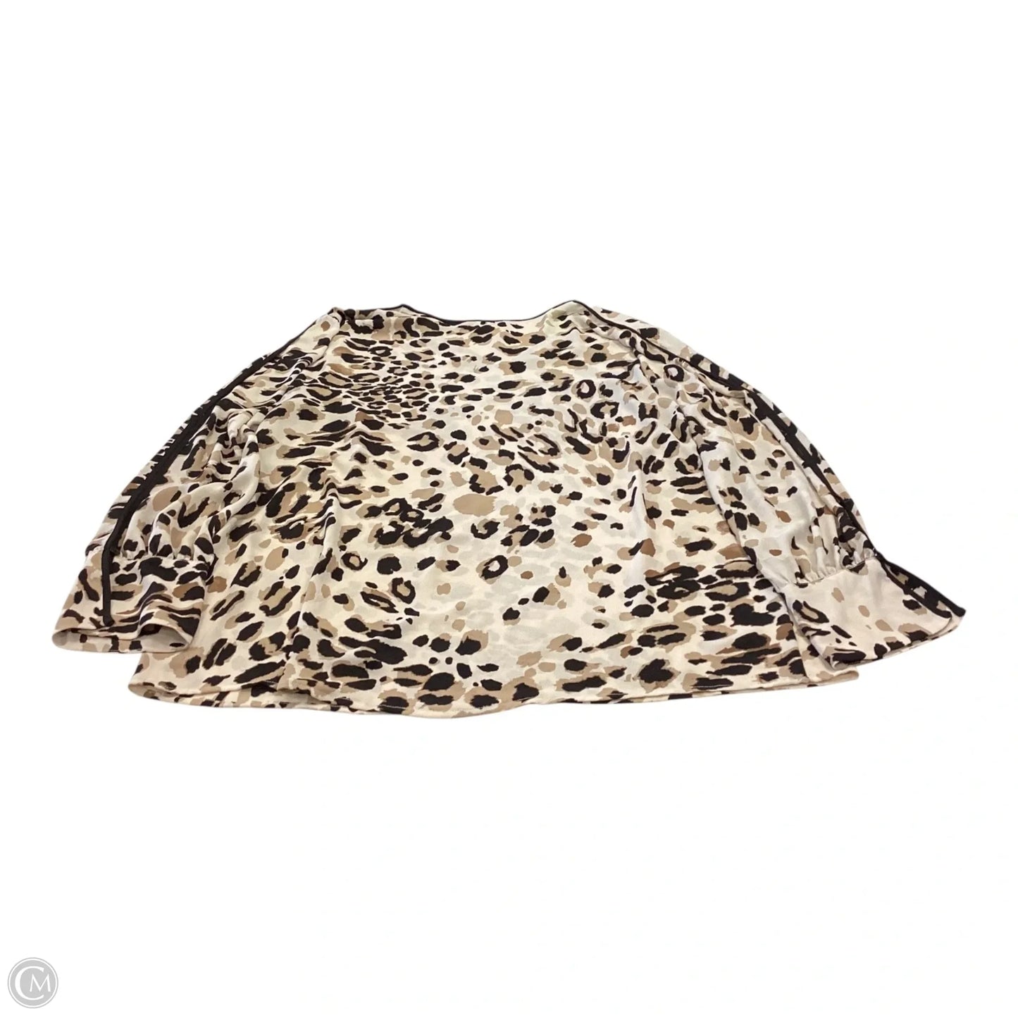 Top Long Sleeve By Chicos In Animal Print, Size: L