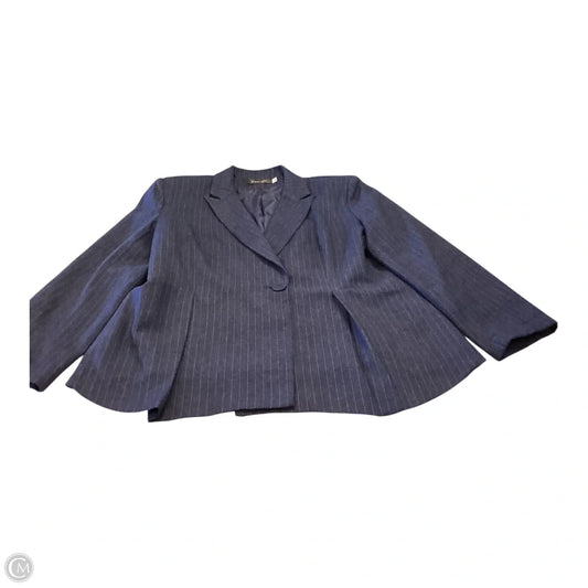 Blazer By Clothes Mentor In Navy, Size: L