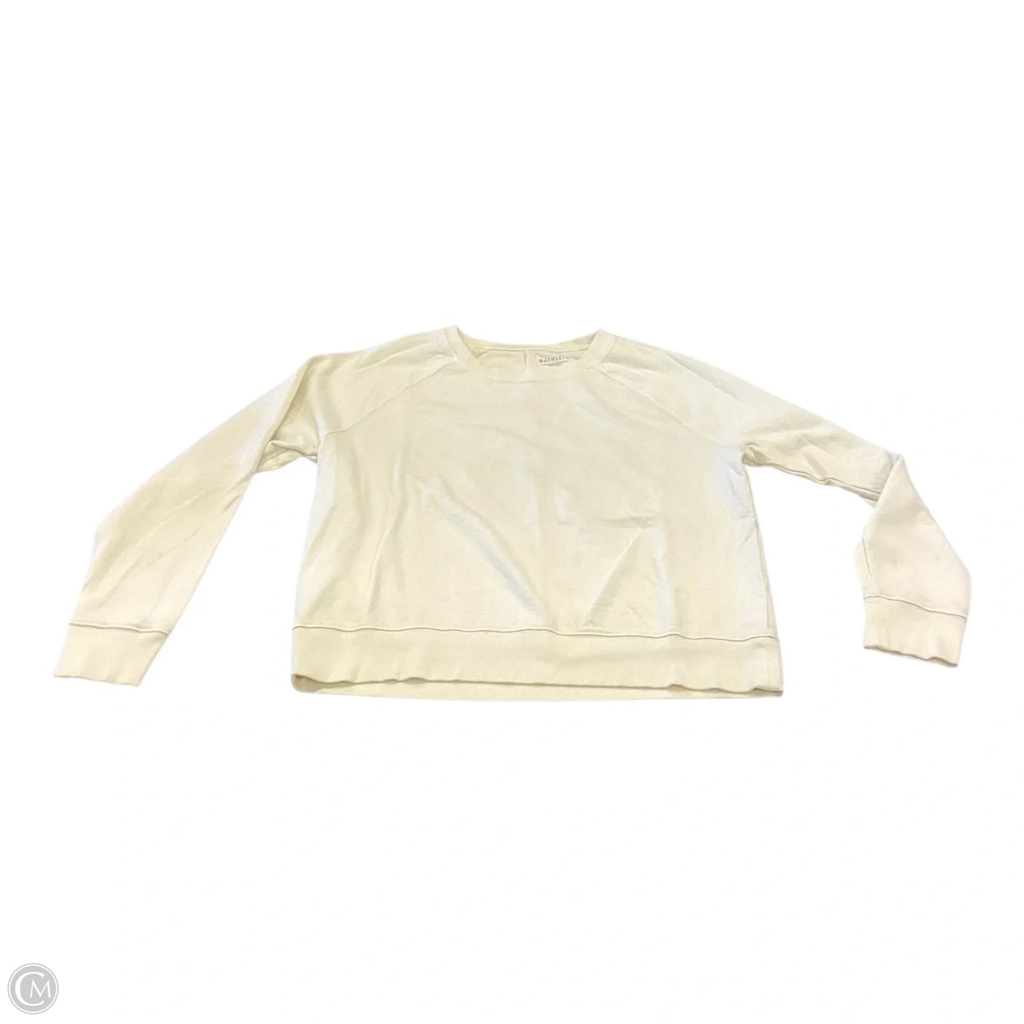 Top Long Sleeve By Athleta In Yellow, Size: S