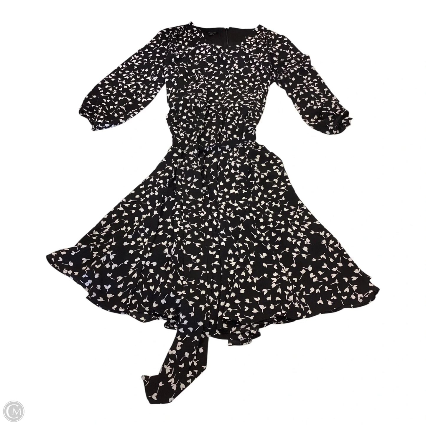 Dress Casual Short By Talbots In Black & White, Size: 2p