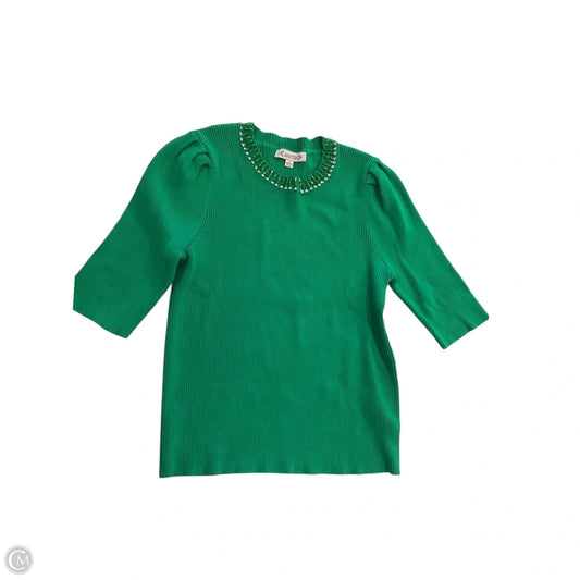Top Short Sleeve By Nanette Lepore In Green, Size: M