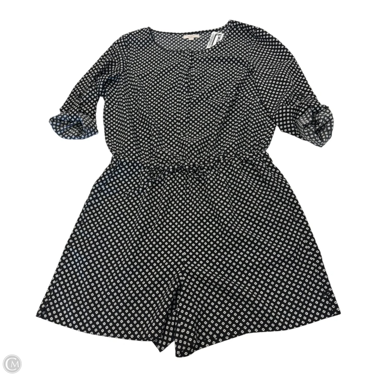 Romper By Loft In Black, Size: 6