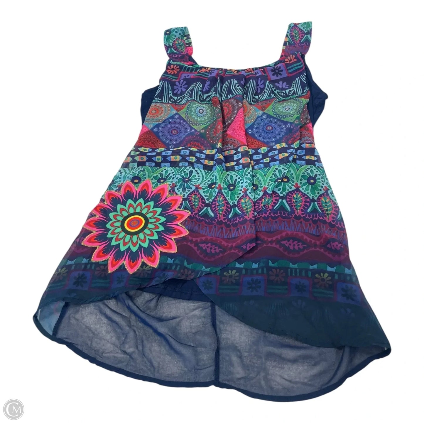 Top Sleeveless By Cmc In Multi-colored, Size: M