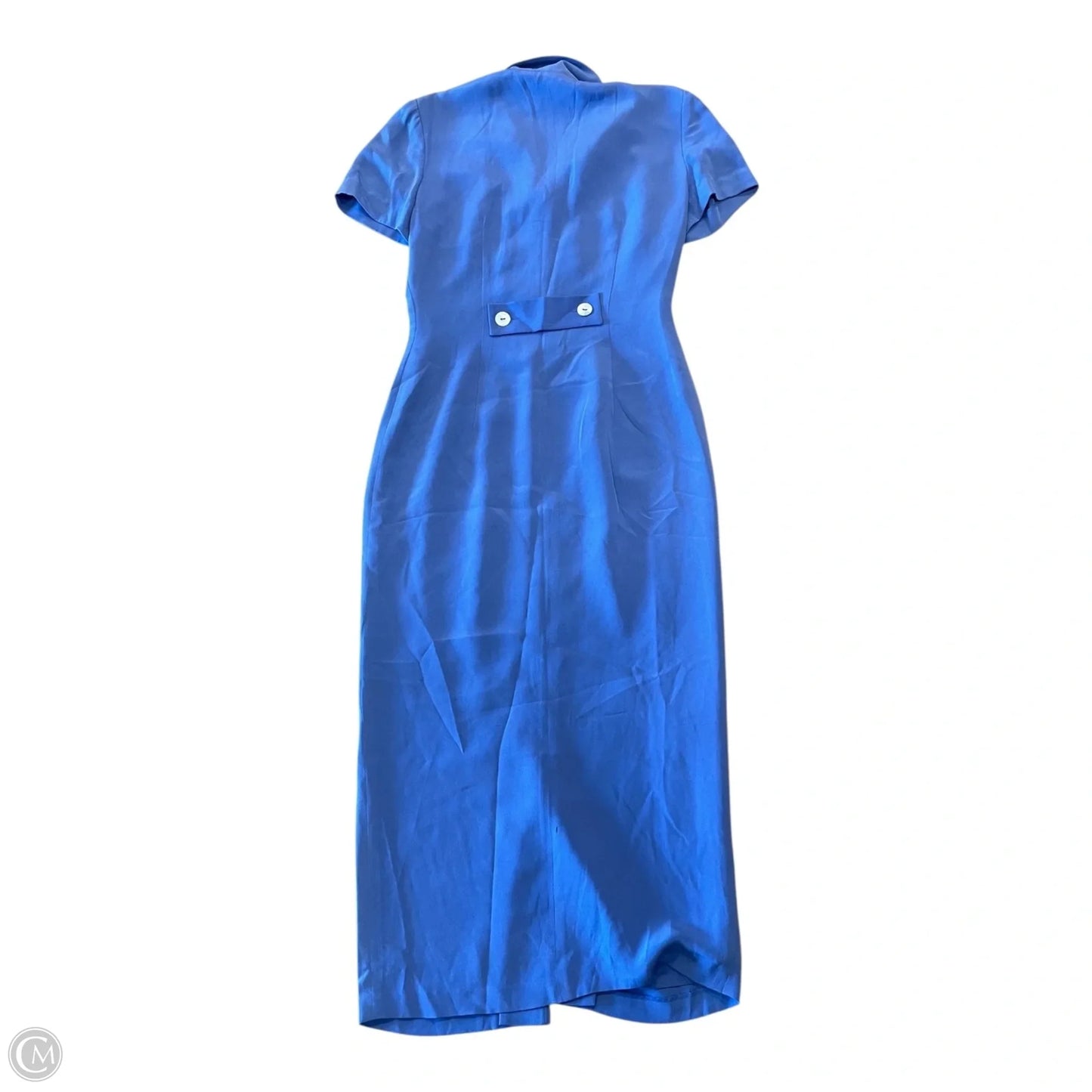 Dress Casual Maxi By Maggy London In Blue, Size: 4