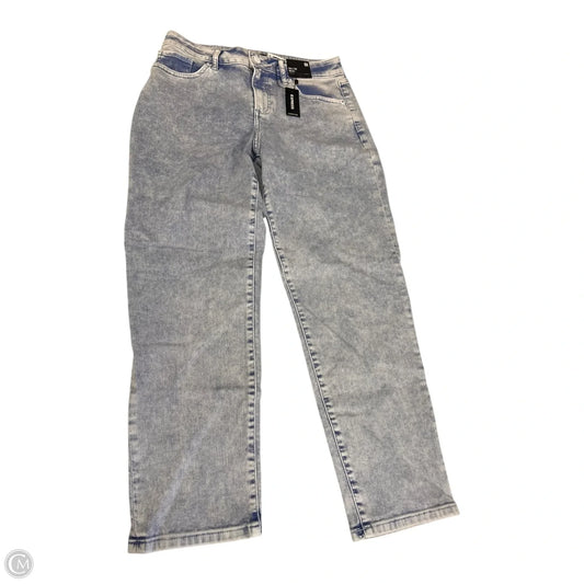 Jeans Boyfriend By Express In Blue Denim, Size: 8