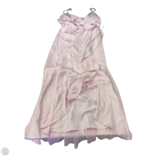 Dress Casual Maxi By Express In Pink, Size: S