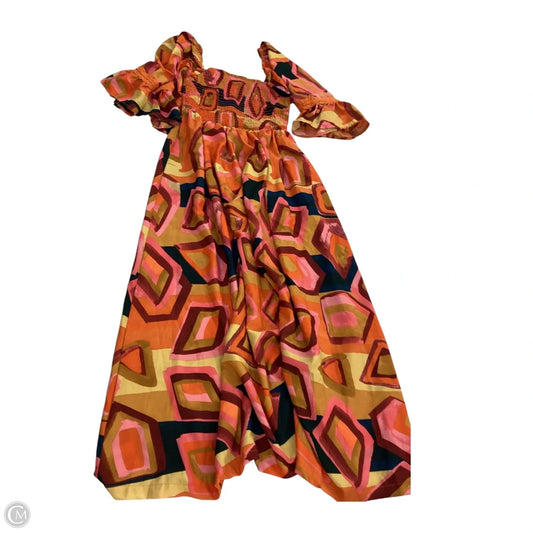 Dress Casual Maxi By Clothes Mentor In Multi-colored, Size: M